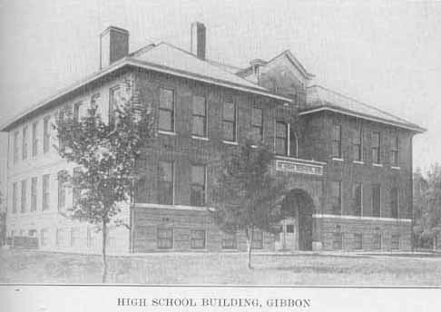 High School Building, Gibbon