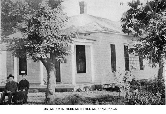 Mr. and Mrs. Herman Kahle and Residence