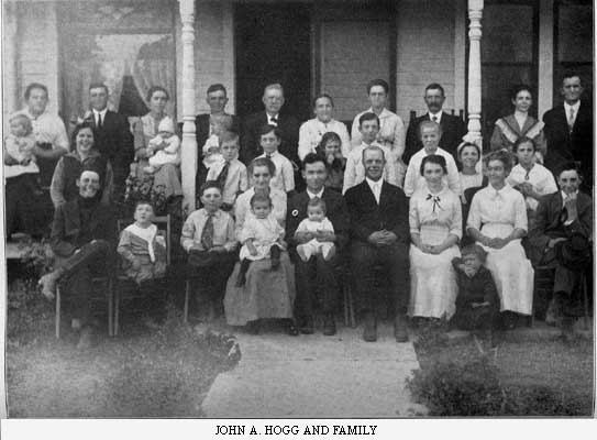 John A. Hogg and Family