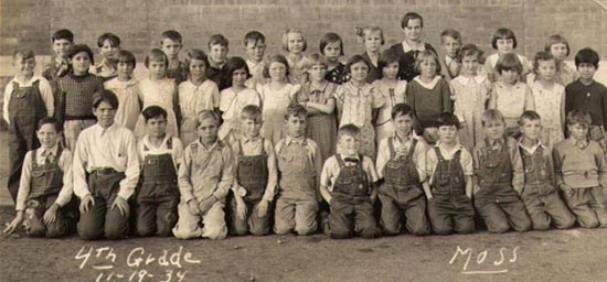 Bryant Elementary, 1934 - 4th grade