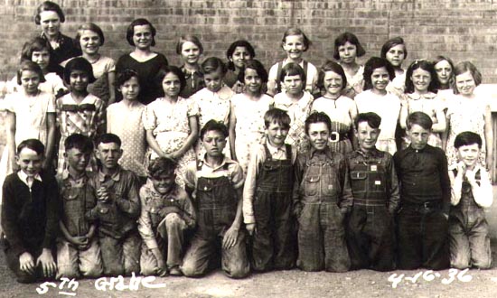 Bryant Elementary, 1936 - 5th Grade
