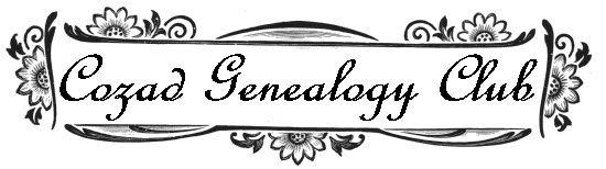 Cozad Genealogy Club
