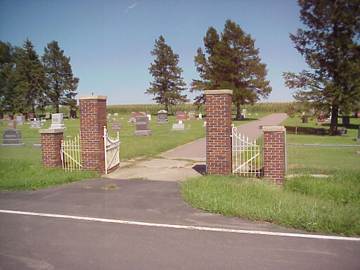 Entrance to Elwood Cemetery, Gosper County, NE