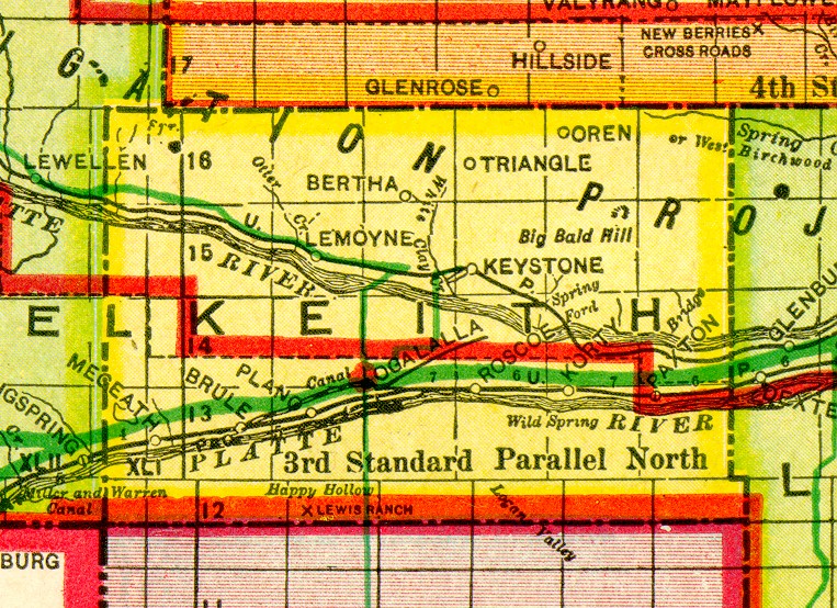 1920 Keith County Map