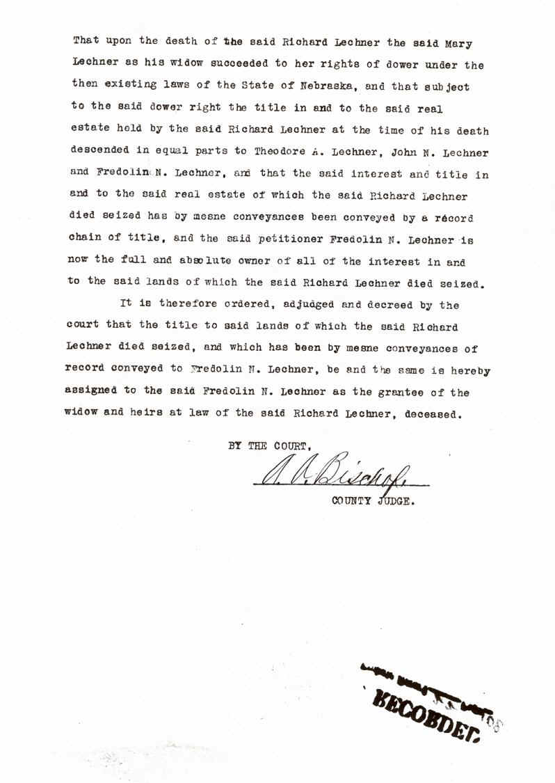 page 2 of
          Heirship Decree