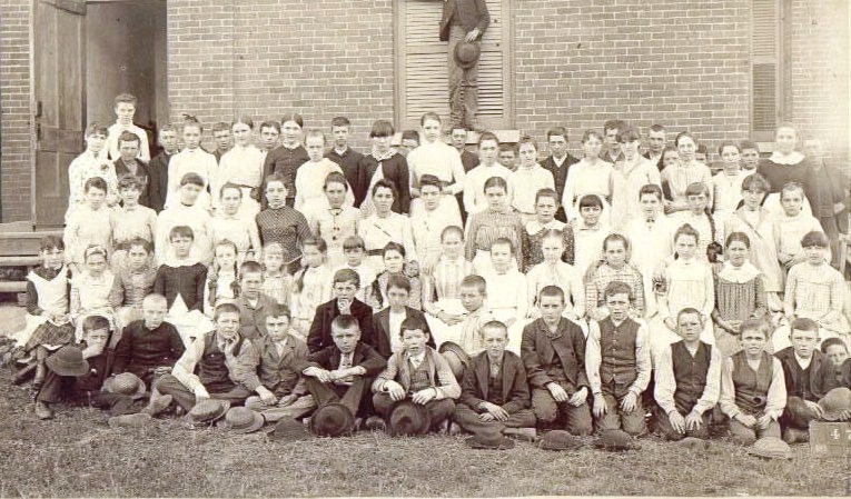 1897 (Spring) 6th St. School, Nebr. City, 5th, 6th & 7th grades.