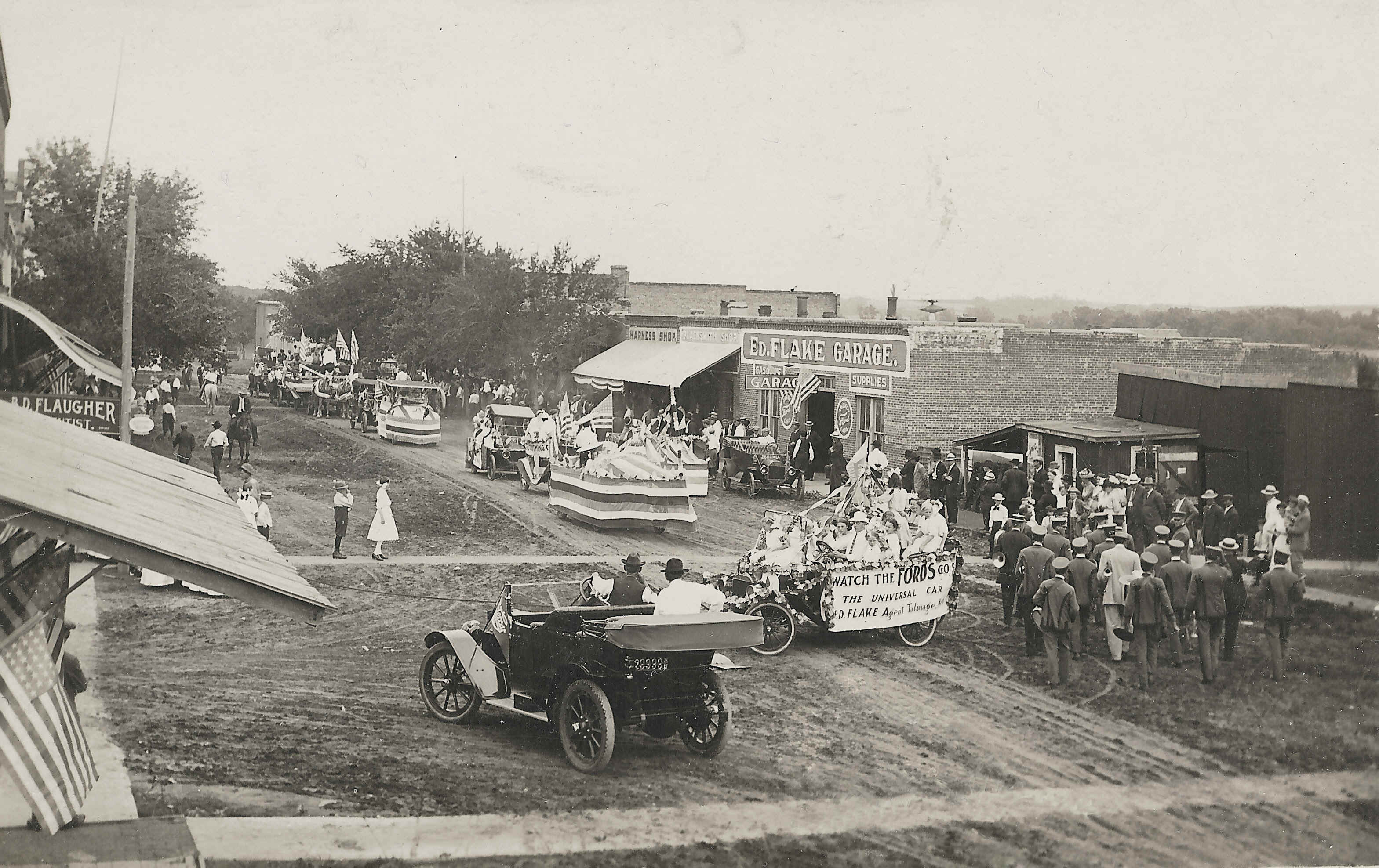 Parade in Talmage, NE 1912