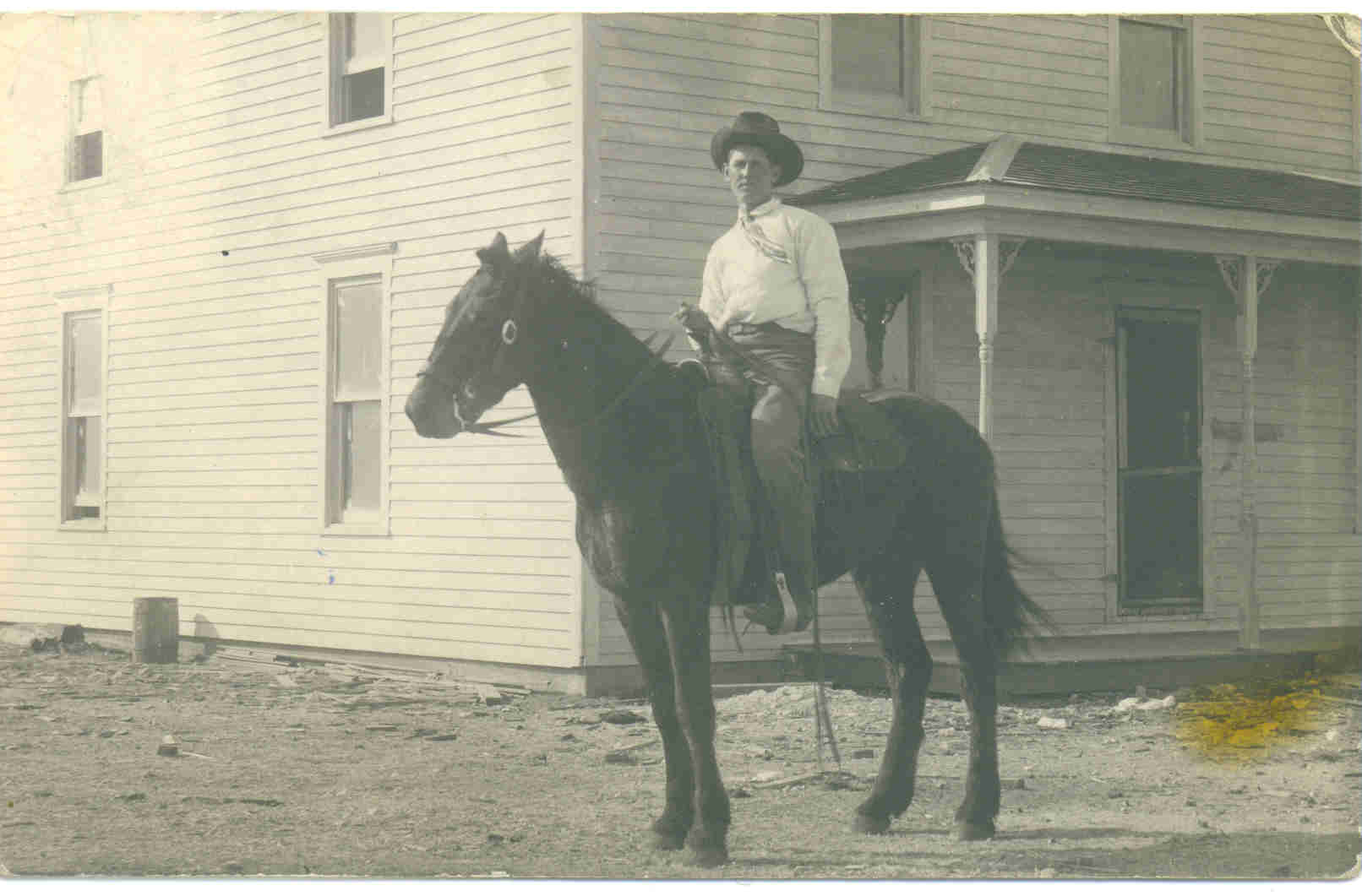 Emery Lee, age 21 with horse