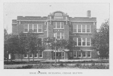 High School Building, Cedar Bluffs