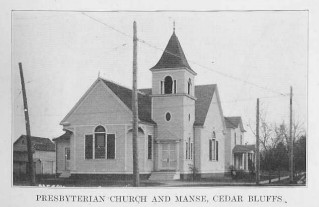 Presbyterian Church and Manse, Cedar Bluffs