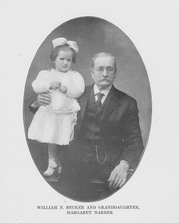 William N. Becker and granddaughter, Margaret Narber
