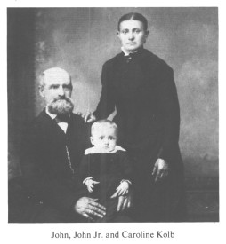 John, John Jr. and Caroline Kolb