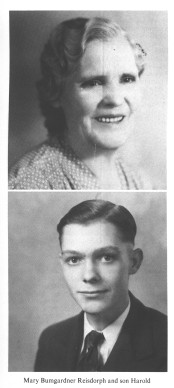 Mary Bumgardner Reisdorph and son Harold