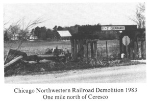 Chicago Northwestern Railroad Demolition 1983
