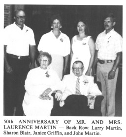 50th ANNIVERSARY OF MR. AND MRS. LAURENCE MARTIN