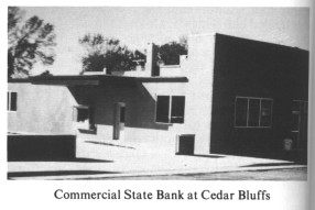 Commercial State Bank at Cedar Bluffs