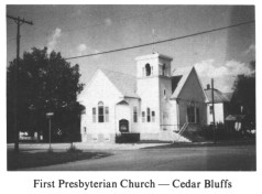 First Presbyterian Church -- Cedar Bluffs