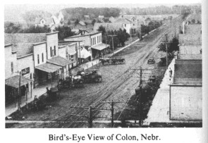 Bird's-Eye View of Colon, Nebr.