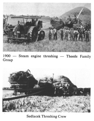 Threshing pictures