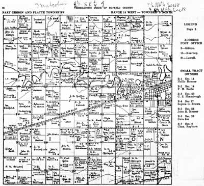 North Part of Gibbon and West Part of Platte Townships