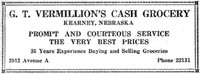 G.T. Vermillion's Cash Grocery