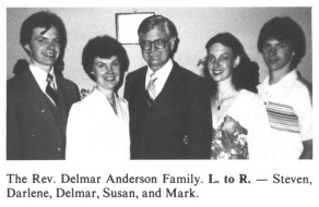 The Rev. Delmar Anderson Family