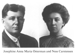 Josephine Anna Maria Osterman and Ness Carstensen