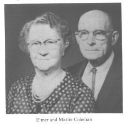 Elmer and Mattie Coleman
