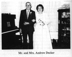 Mr. and Mrs. Andrew Decker
