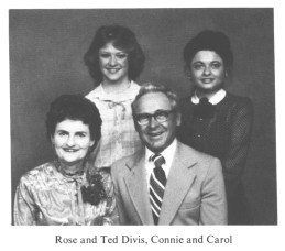 Rose and Ted Divis, Connie and Carol