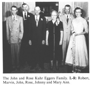 John and Rose Kuhr Eggers Family