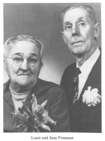 Louis and Jane Freeman