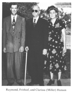 Raymond, Frithiof, and Clarissa (Miller) Hanson