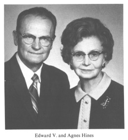 Edward V. and Agnes Hines