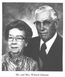 Mr. and Mrs. Willard Johnson