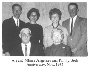 Art and Minnie Jurgensen and Family