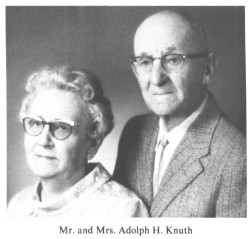 Mr. and Mrs. Adolph H. Knuth