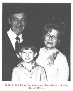 Wm. T. Vavak, LaVerne Vavak and grandson