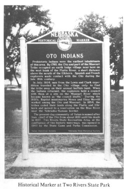 Historical Marker at Two Rivers State Park