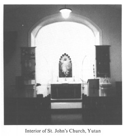 Interior of St. John's Church, Yutan