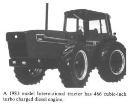 1983 model International tractor