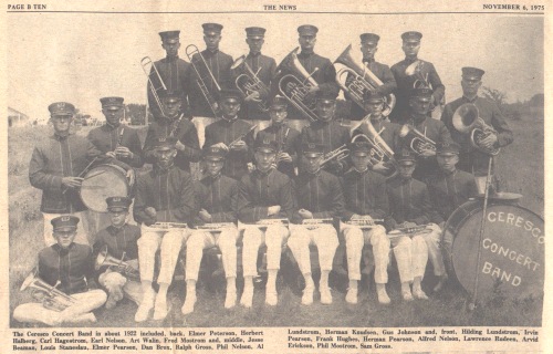 1922 Ceresco Concert Band