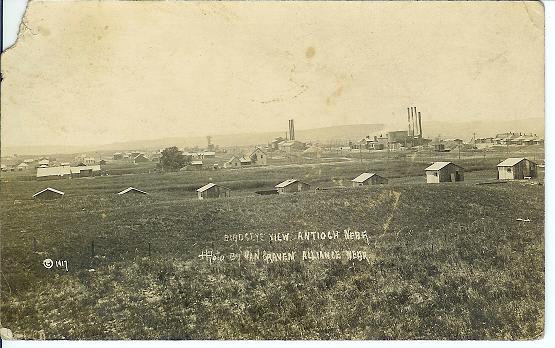 1917 photo of Antioch, Nebraska