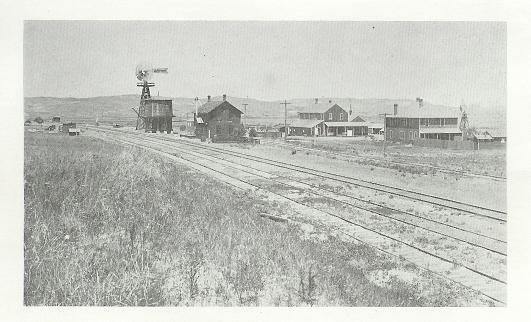 1910 era Ellsworth NE train depot