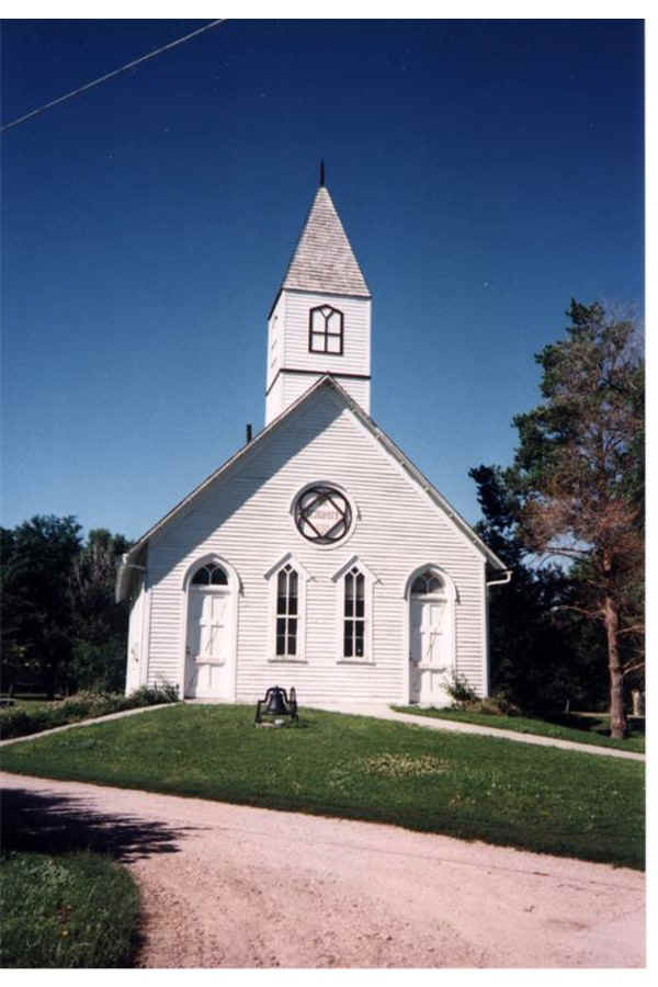 Gordon Nebraska, Scamahorn Museum, formerly a church