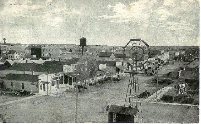 1908 photo of Rushville, Nebraska